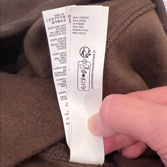 NWT ALO Accolade Hoodie Sweatshirt Espresso Size XS | $148 - Picture 12 of 15